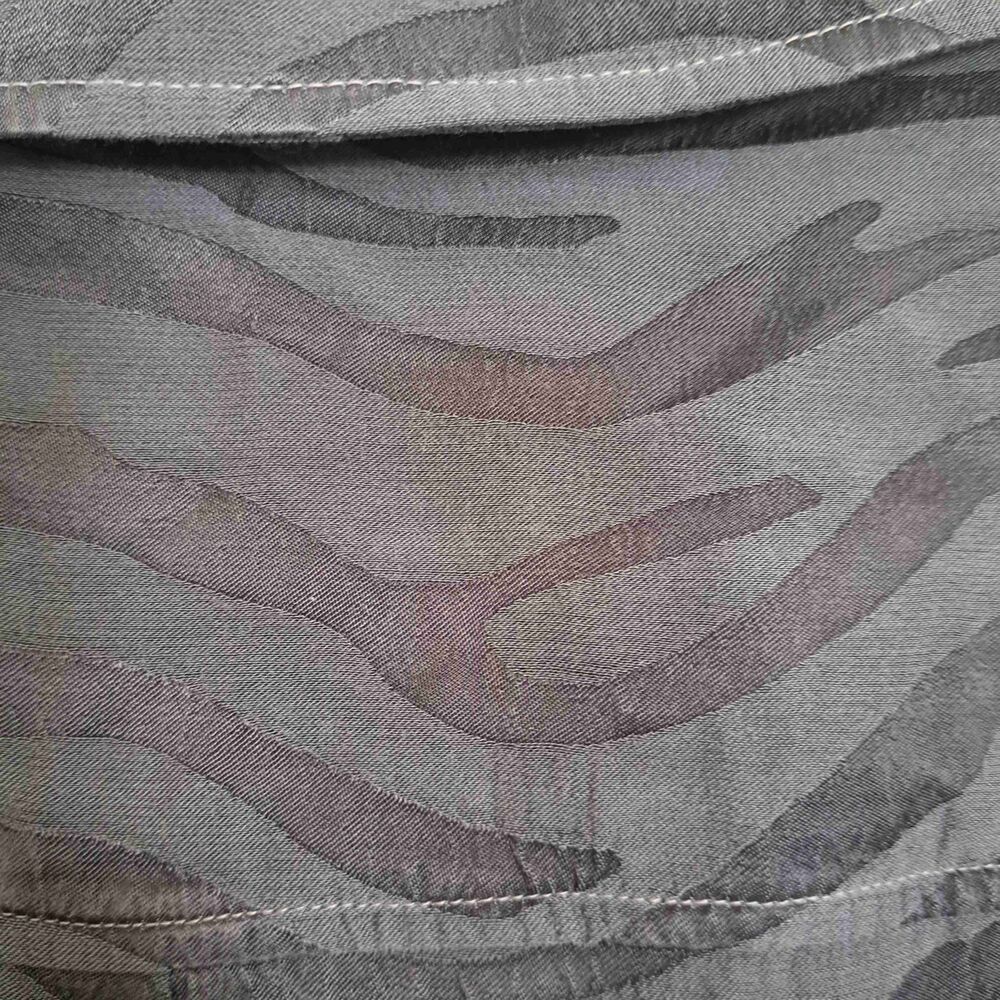 Bella Dahl Zebra Print Button Front Striped Blous… - image 6